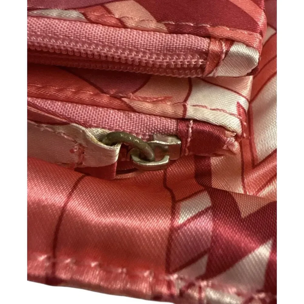 Avon Satin Jewelry Makeup Travel Trifold Tie Closure Zip Pouches 5X7 Folded